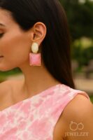 Rose Pop Blush Drop Earrings