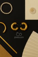 Golden Glow Loop Earrings