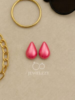 Rosé Luxe Teardrop Earstuds