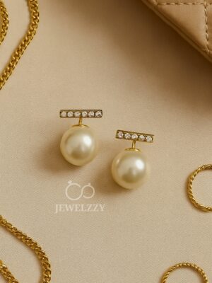 Glimmer Dot Pearl Studs